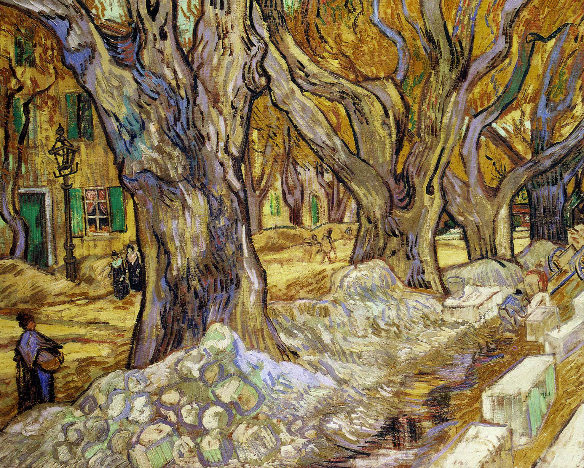 Large Plane Trees