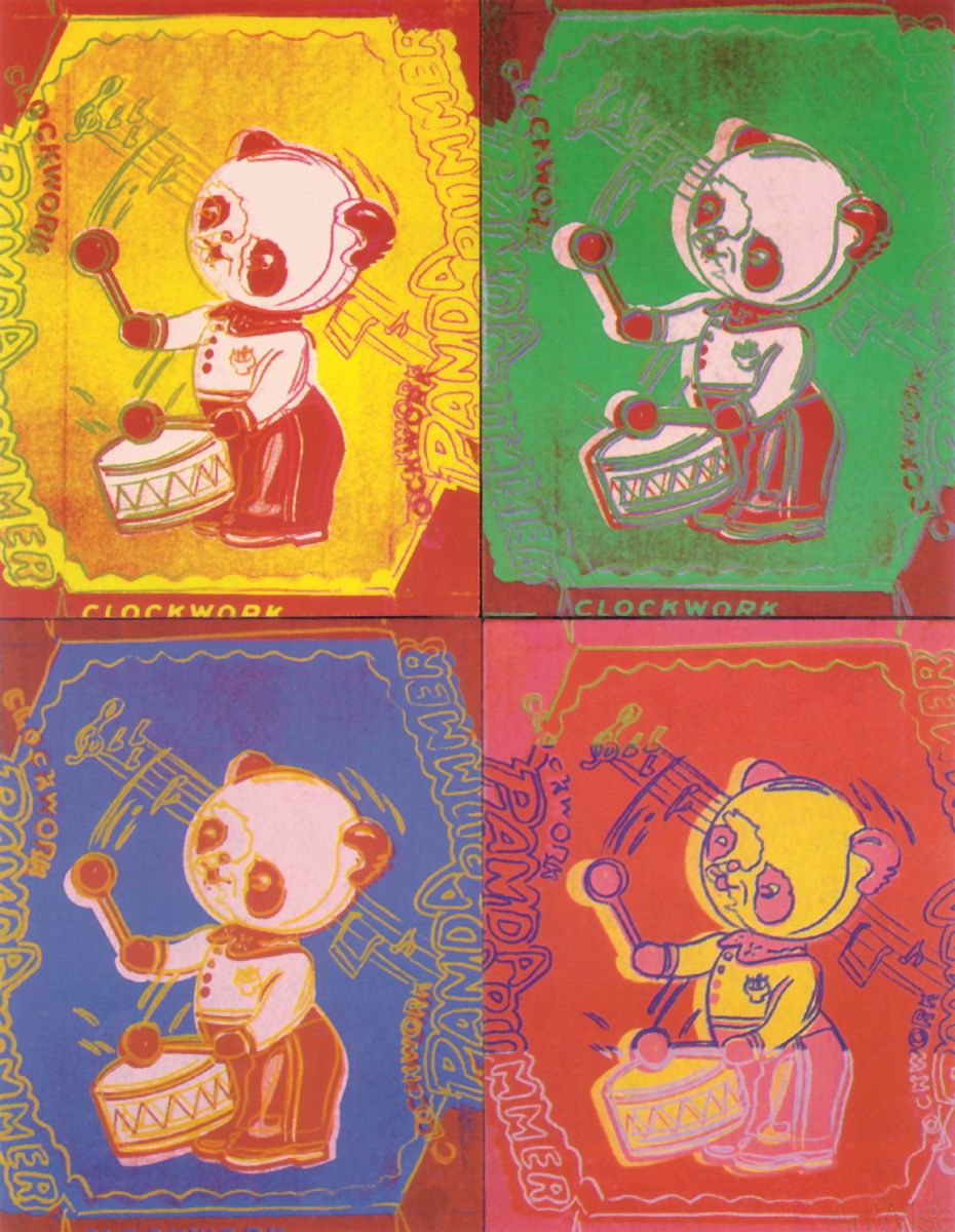 Toy Paintings: 4 Pandas, 1983