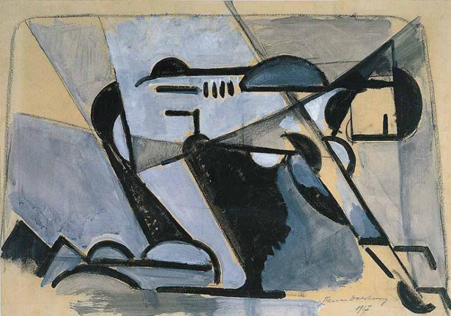 Kneeling Nude, 1917