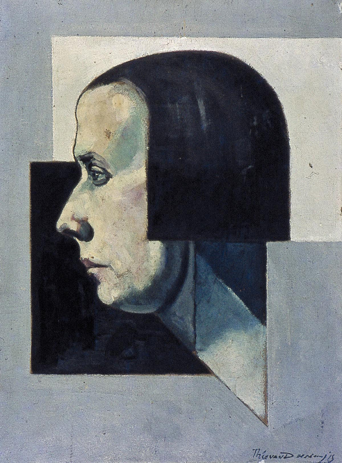 Portrait of Petro (Nelly van Doesburg), c. 1922
