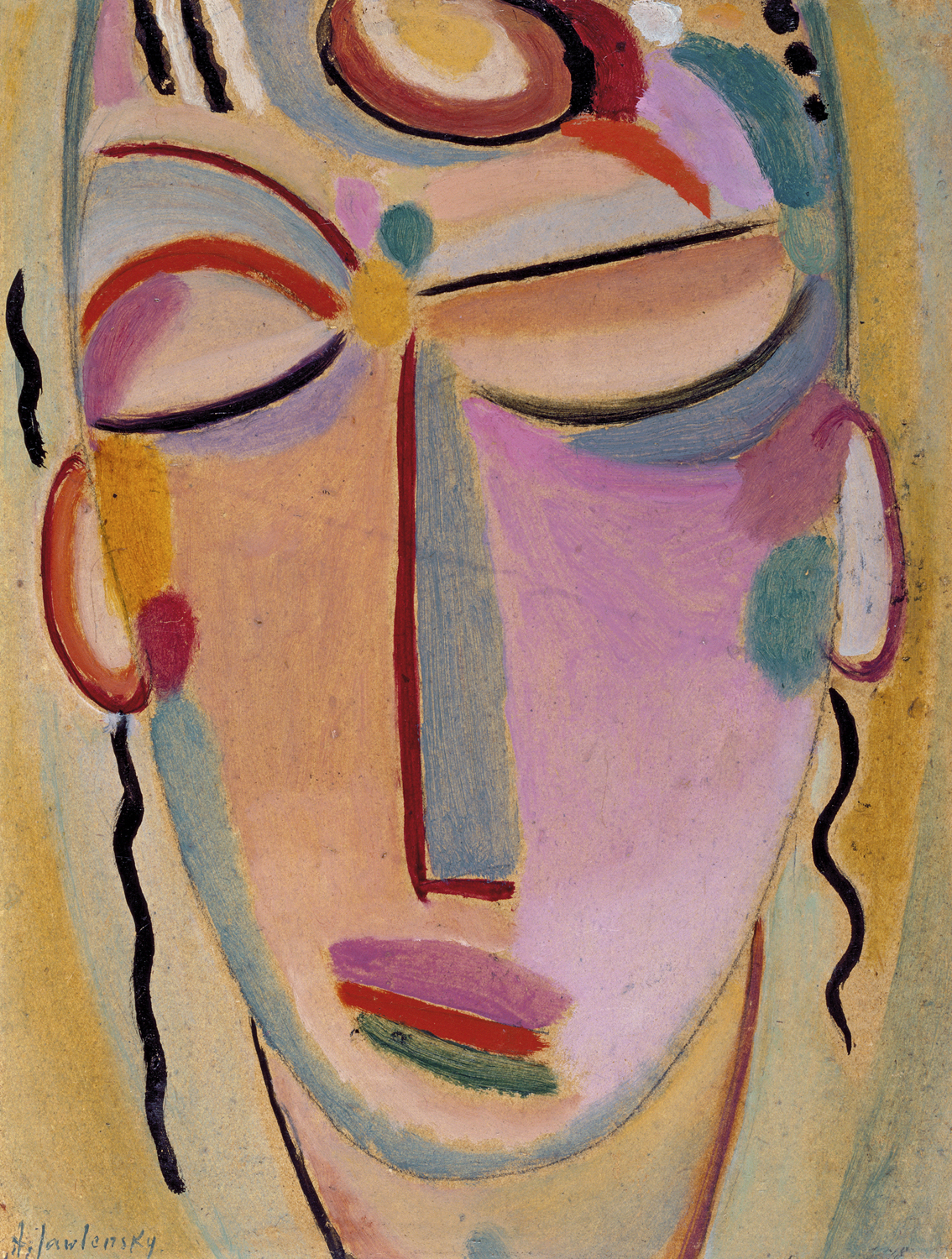 Mystical Head: Meditation, 1918