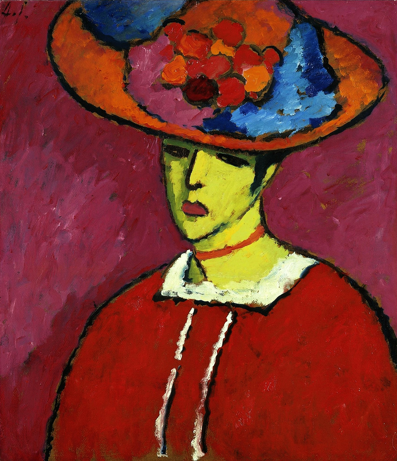 Schokko with a Wide-brimmed Hat, 1910