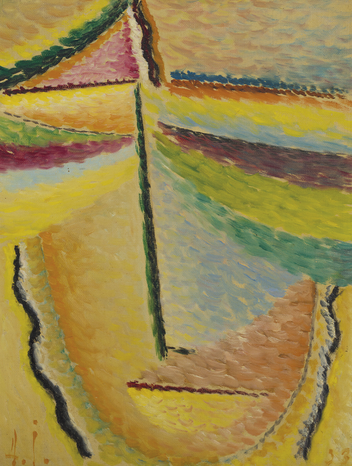 Abstract Head: The Guardian Angel