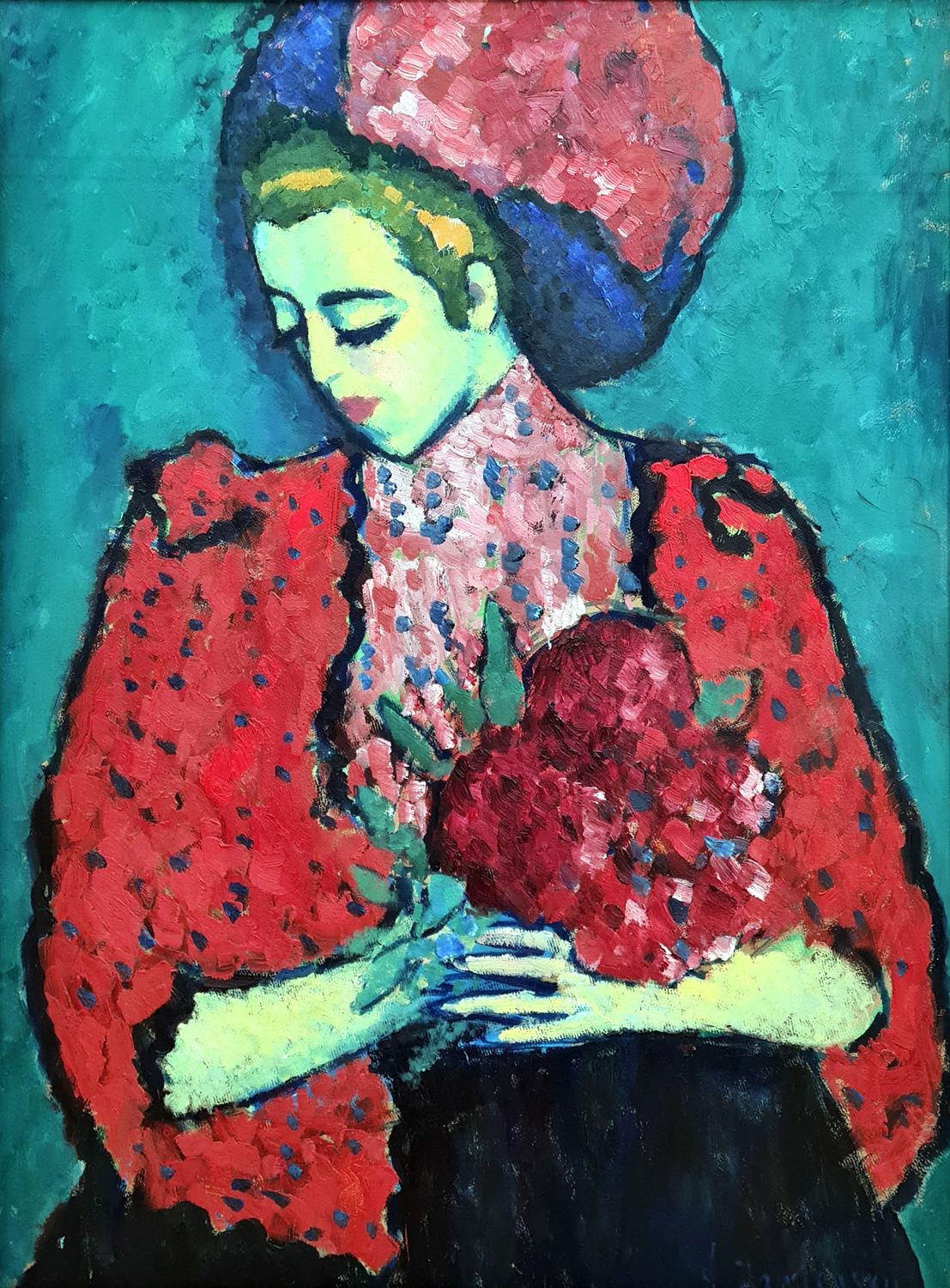 Girl with Peonies, 1909
