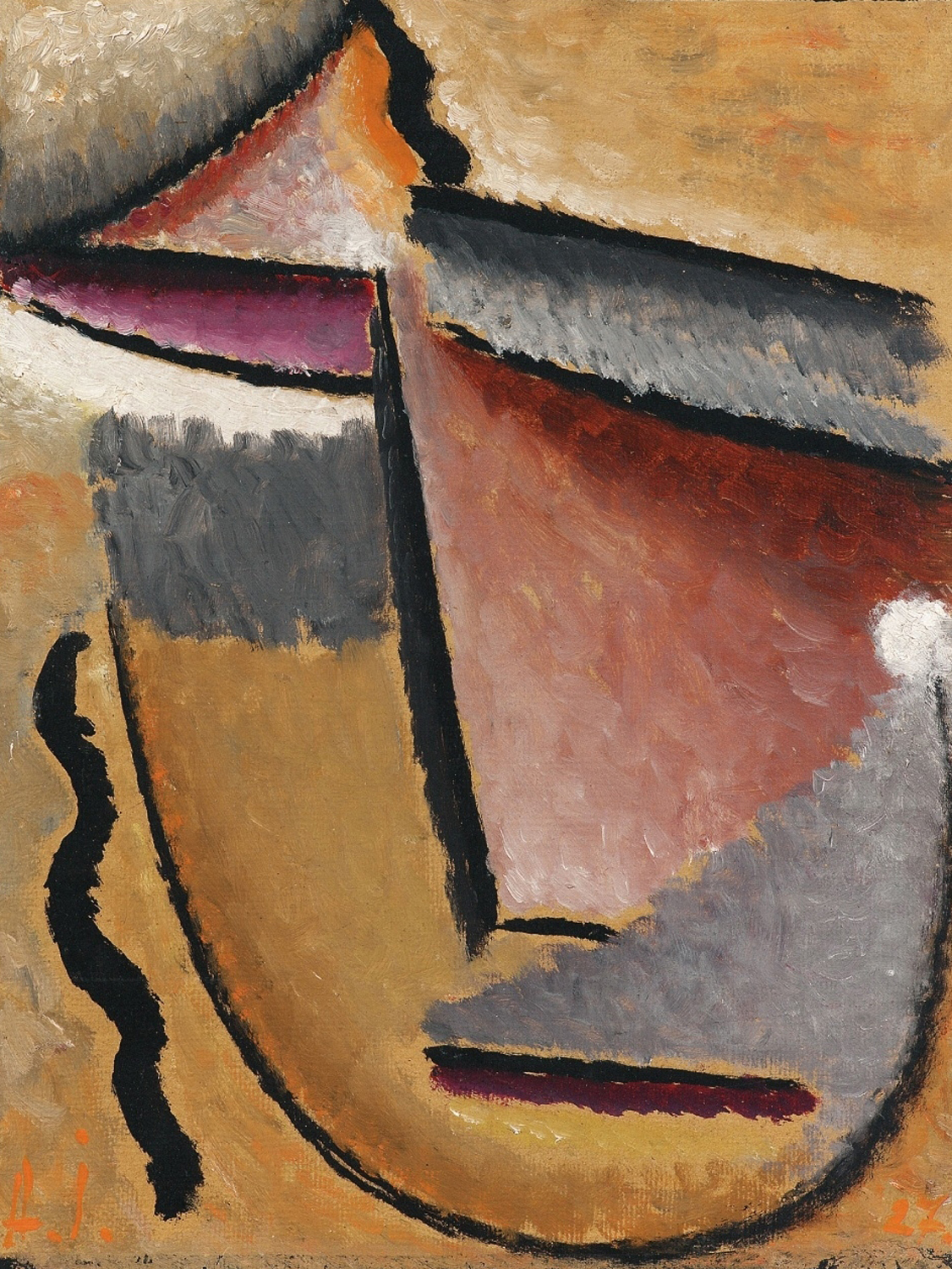 Abstract Head, Portrait of Mela Eschrich, 1927